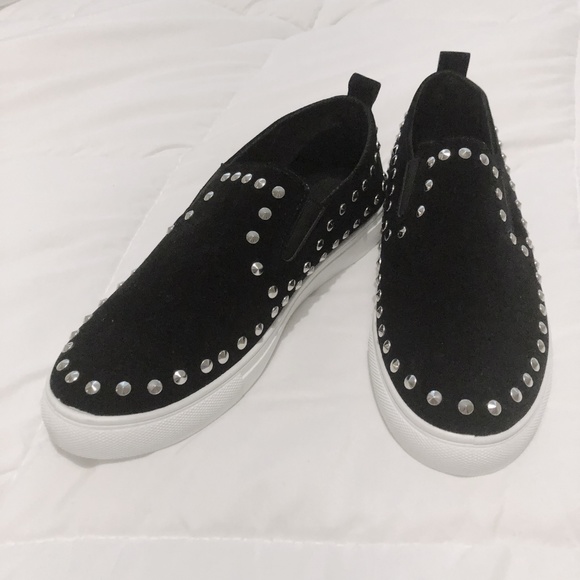 Other - Men’s New Black Slide Sneaker Shoes Studded Detail